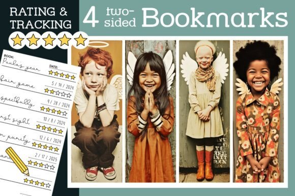 Angel Wings Bookmark Cute Kids Bookmarks: A Versatile Tool for Readers and Creators