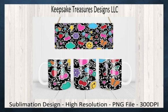 Composition Book School Mug Wrap Design