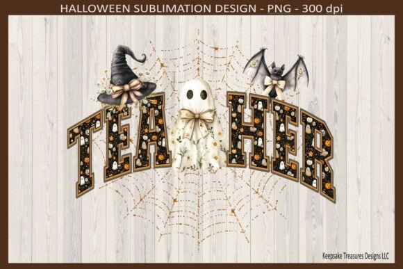 Cute Halloween Teacher Name PNG: A Versatile Design for Creative Projects