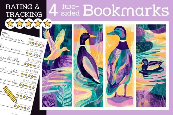 Duck Bookmark Cute Mallard Bookmarks PNG: A Versatile Digital Resource for Creative Uses