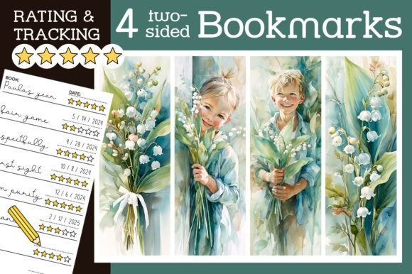Lilly of the Valley Bookmark Bookmarks: Strategic Tools for Tracking, Rating, and Enhancing Your Reading Experience
