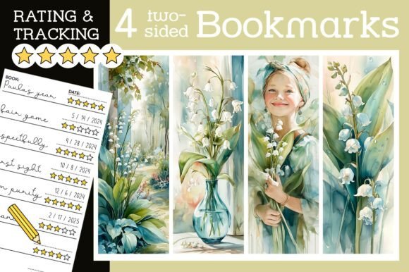 Lilly of the Valley Bookmark Cute Flower