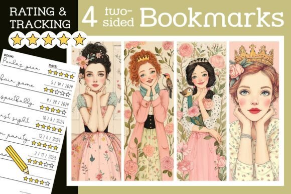 Princess Bookmark Pink Cute Bookmarks: A Versatile and Stylish Addition to Your Reading Experience
