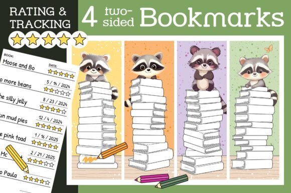 Raccoon Bookmark Cute Animal Bookmarks: A Strategic Tool for Tracking and Enhancing Reading Engagement