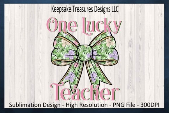 St. Patty Day Lucky Teacher PNG Design